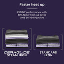 Tower Ceraglide Steam Iron 2600w  - Purple