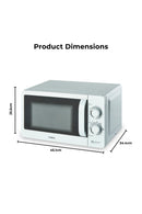 Tower 20L Manual Microwave 800W