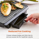 Tower Health Ceramic Grill & Griddle  - Black