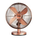 Tower Metal Desk Fan 12"  - Copper