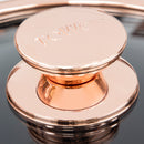 Tower Linear Casserole Rose Gold 24cm  - Black
