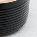 Tower Linear Casserole Rose Gold 24cm  - Black