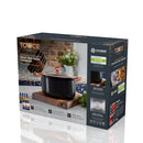 Tower Linear Casserole Rose Gold 24cm  - Black