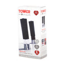 Tower Electric Salt & Pepper Mill  - Black & Chrome