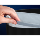 Tower Square Sensor Bin 58L Rose Gold  - Black