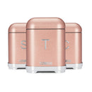 Tower Glitz Set of 3 Canisters  - Pink