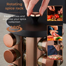 Tower Cavaletto 12 Jar Spice Rack  - Black