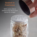 Tower Cavaletto 12 Jar Spice Rack  - Black