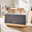 Tower Scandi Bread Bin  - Grey