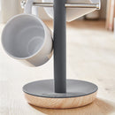 Tower Scandi 6 Cup Mug Tree  - Grey