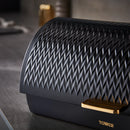Tower Empire Roll Top Bread Bin  - Black