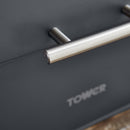 Tower Infinity Stone Dome Bread Bin  - Grey