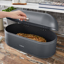 Tower Infinity Stone Dome Bread Bin  - Grey