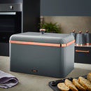 Tower Cavaletto Bread Bin Grey  - Grey