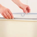 Tower Rectangular Sensor Bin 50L  - Cream
