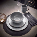 Tower Dinnerware Set 16 Piece  - Grey
