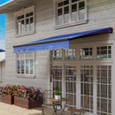 Outsunny 3 x 2.5m Electric Awning with LED Light and Remote Controller