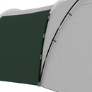 Outsunny Large Camping Tent with 3 Bedroom, Living Area and Porch for 6-9 Man