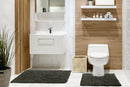 Tumble Twist Pure Cotton 2pc Bath set in Charcoal