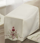 Tulip Embroidered Doyley in Cream