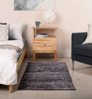 Twinkle - Super Soft Bath Mat Luxury Bath Mat With Sparkle Detailing in Charcoal