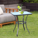 Outsunny Table Square 68.5L x 68.5W x 84H cm - Black