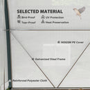 Outsunny Walk-in Tunnel Greenhouse, Upgraded Structure, Mesh Door & Windows