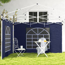 Outsunny 3x3(m) Or 3x6m Pop Up Gazebo Side Panels Replacement, 2 Pack, Blue