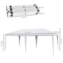 Outsunny 6 x 3(m) Pop Up Gazebo Patio Party Event Heavy Duty Canopy