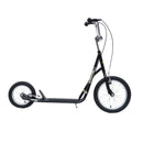 HOMCOM Stunt Scooter with 16" Wheels - Black