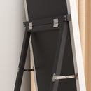 HOMCOM Full Length Mirror Wall Mount Leaning Standing Mirror, White