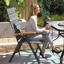 Outsunny Outdoor Folding Dining Chair, Dining Chair