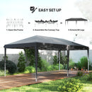 Outsunny 6 x 3(m) Pop Up Gazebo Patio Party Event Heavy Duty Canopy