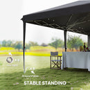 Outsunny 6 x 3(m) Pop Up Gazebo Patio Party Event Heavy Duty Canopy