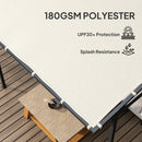 Outsunny 2.4 x 2.4 m Wall Mounted Pergola Gazebo, UPF30+