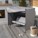 Outsunny Garden Furniture Protector Patio Swing Chair Cover Light Grey