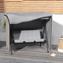 Outsunny Garden Furniture Protector Patio Swing Chair Cover Light Grey