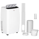 12000 BTU Mobile Air Conditioner Unit for 28m², with 24H Timer On/off