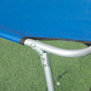Outsunny Folding Sun Lounger Set of 2 w/ Sunshade Adjustable Backrest
