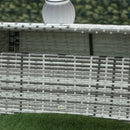 Outsunny 7pc Rattan Garden Furniture Dining Set Wicker Patio Conservatory Seater