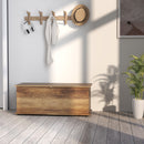 HOMCOM Storage Chest With Lid, 113L Storage Box