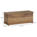 HOMCOM Storage Chest With Lid, 113L Storage Box
