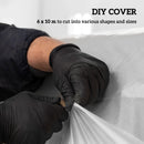 Outsunny 6 X 10m UV Resistant Waterproof Plastic Polytunnel Cover, Clear