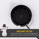 Outsunny 6FT Inflatable Snowman With Candy Cane And Gift Box For Party