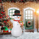 Outsunny 6FT Inflatable Snowman With Candy Cane And Gift Box For Party