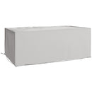 Outsunny 210x140x80cm UV Rain Protective Cover for Garden Rattan Furniture Grey