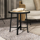 Outsunny 50.5cm Round Garden Table with SPC Tabletop