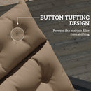 Outsunny Sun Lounger Cushion Only, Garden Lounge Chair Cushion