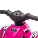 AIYAPLAY 6V Kids Electric Quad Bike with Music, Forward Function, Pink