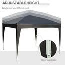 Outsunny  Gazebo 3m x 3m - Black